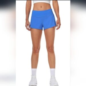 Blue Women's Performance Running Shorts
